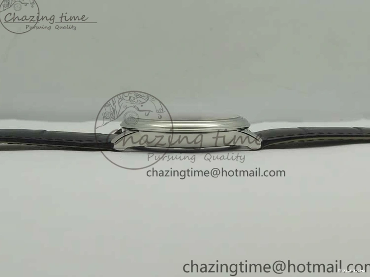 0316 De Ville Prestige Small Second TWF 1:1 Best Edition Black Dial on Black Leather Strap MIYOTA Resilient 8037